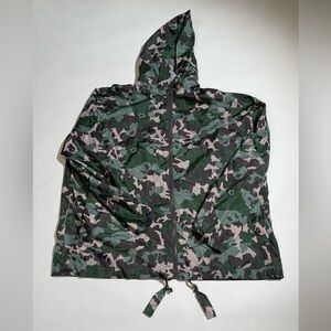 ASOS Curve Camo Packable Rain Jacket - UK 18 / US 14